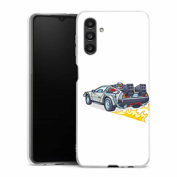Coque Telephone Samsung Galaxy A04S originale Delorean retour vers le futur